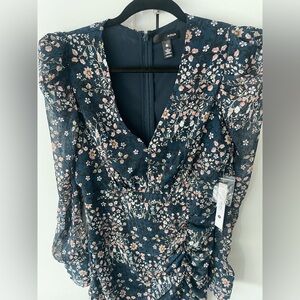 AQUA Floral Dress NWT